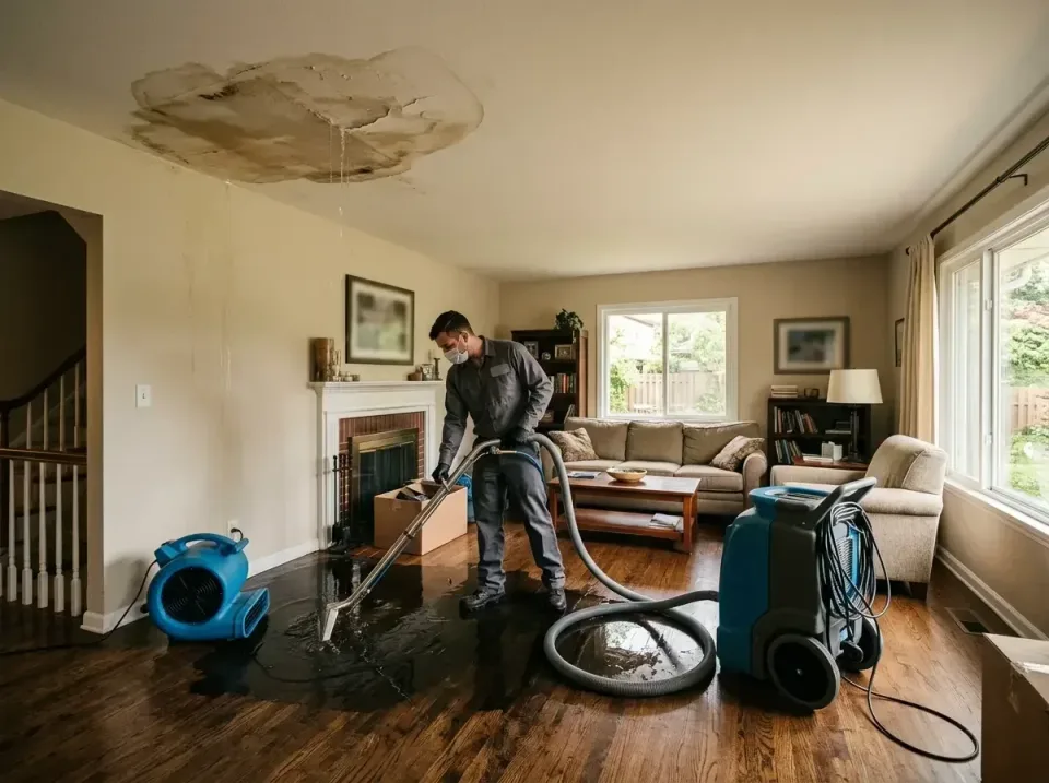 attic-pipe-burst-ceiling-drip-008 — frequently asked questions, Water Damage Restoration & Carpet Care in Lambertville, MI